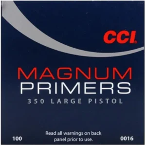 CCI Large Pistol Magnum Primers #350 Box of 1000 (10 Trays of 100)